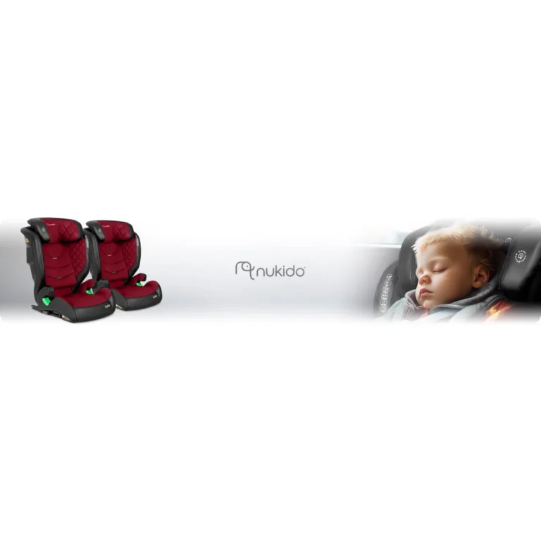 Nukido Louis Autosjedalica Crno Crvena 15 36 Kg Isofix 16
