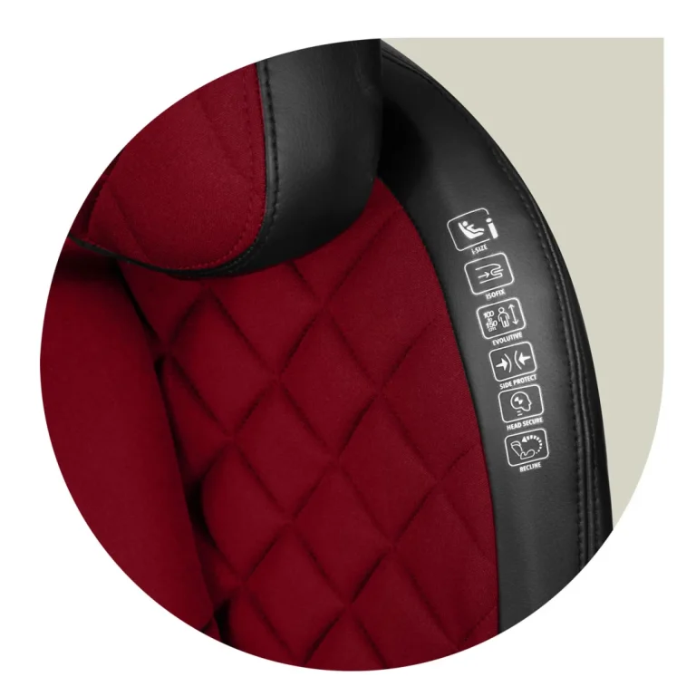 Nukido Louis Autosjedalica Crno Crvena 15 36 Kg Isofix 5