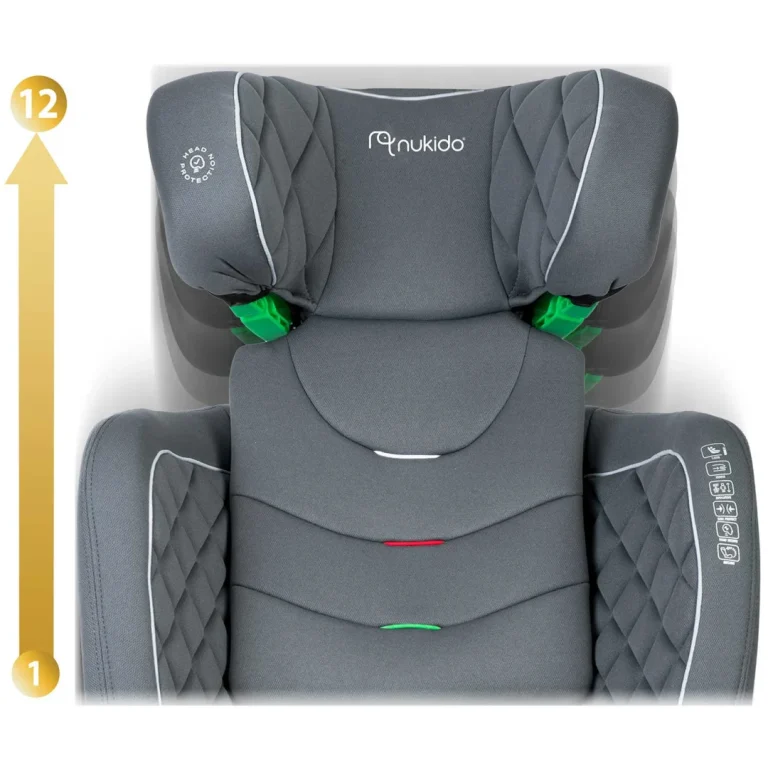 Nukido Louis Autosjedalica Siva 15 36 Kg Isofix 9