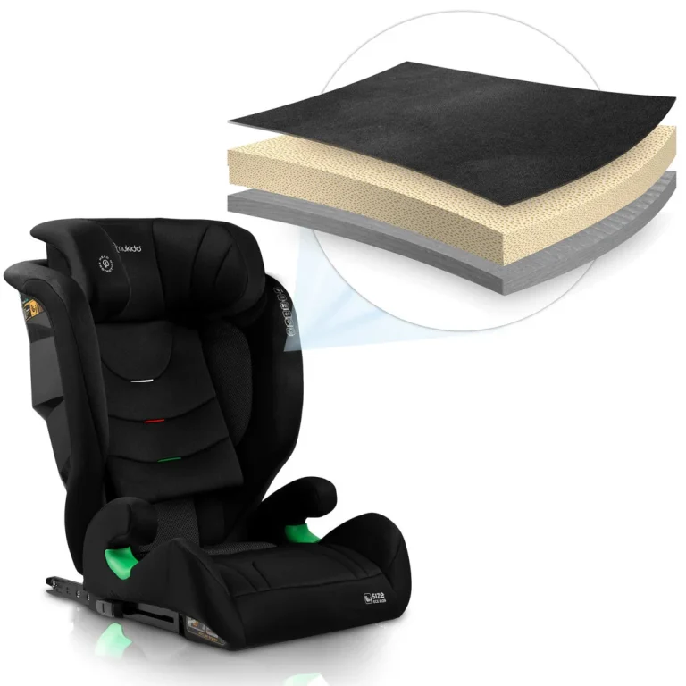 Nukido Louis Mekana Crna Autosjedalica 15 36 Kg Isofix 8