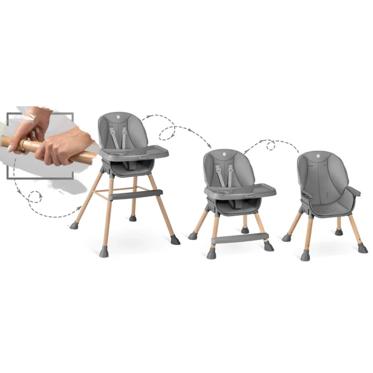 Nukido Tilo Stolica Za Hranjenje Siva 7