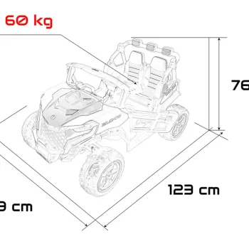 Observer 4×4 Buggy Vozilo Zeleni 2