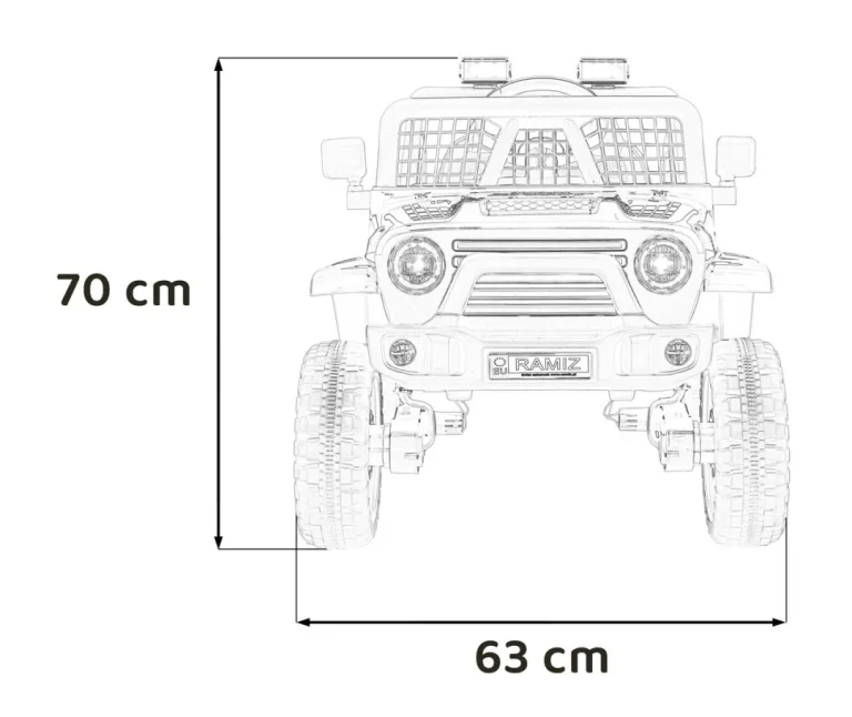 Off Road 4x4 Sport Plavo Vozilo 2