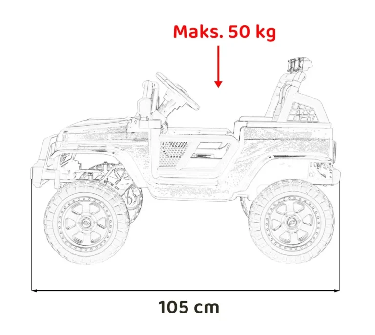 Off Road 4x4 Sport Plavo Vozilo 3