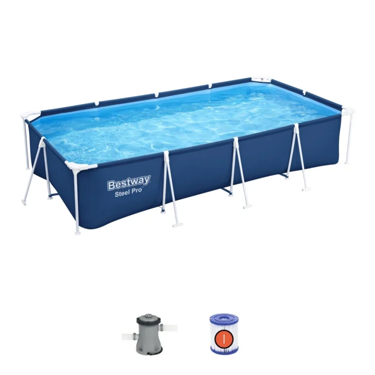 Obiteljski Bazen S Okvirom Od čelika Pro 400x211x81 Bestway 3u1 + Pumpa + Filter 1