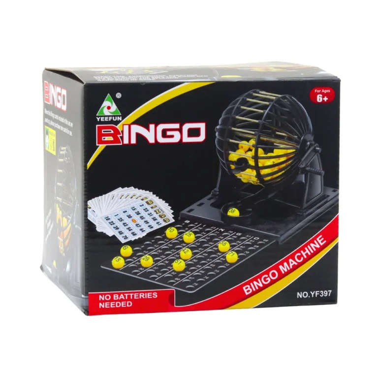 Obiteljski Bingo, Klasični Stroj Za Izvlačenje 80 Kuglica I 20 Karata 4