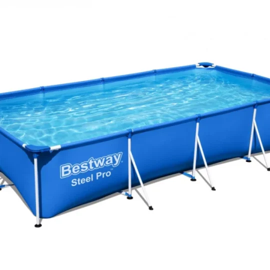 Obiteljski čelični Pro Bestway Bazen S Okvirom 400x211x81cm + Set Za Popravak 1