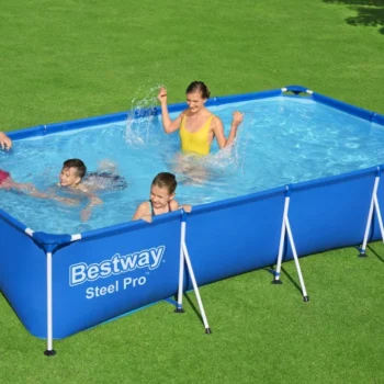 Obiteljski čelični Pro Bestway Bazen S Okvirom 400x211x81cm + Set Za Popravak 2