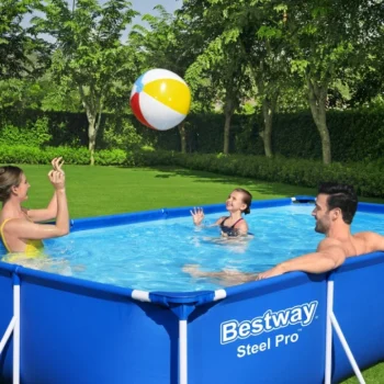 Obiteljski čelični Pro Bestway Bazen S Okvirom 400x211x81cm + Set Za Popravak 6