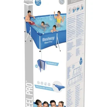 Obiteljski čelični Pro Bestway Bazen S Okvirom 400x211x81cm + Set Za Popravak 8