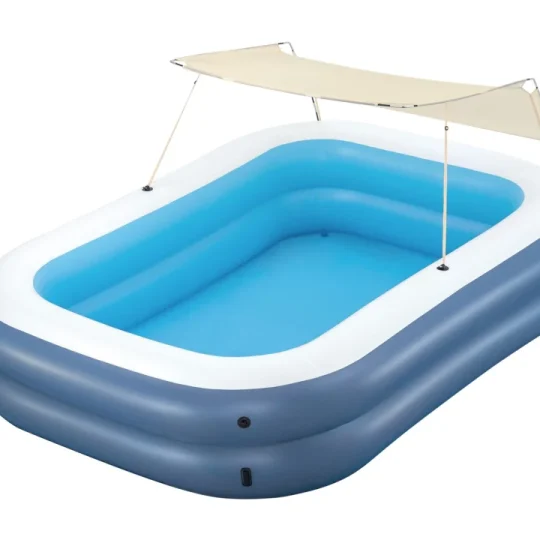 Obiteljski Napuhani Bazen 254x178x140cm Bestway Uv Zaštita + Pomični Krov 1