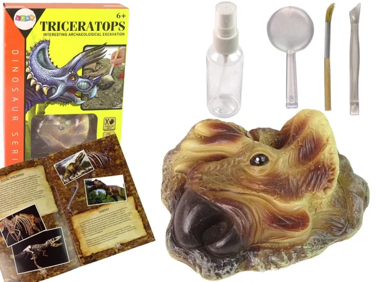 Obrazovni Komplet Za Iskapanje Dinosaura Triceratopsa 1