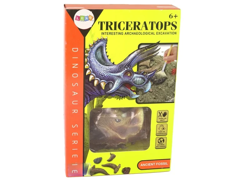 Obrazovni Komplet Za Iskapanje Dinosaura Triceratopsa 4