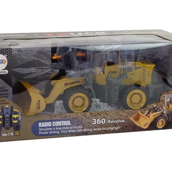 Ogroman Bager R/c Utovarivač Daljinski Upravljana Led Svjetla Rotirajuća Za 360 Stupnjeva 6