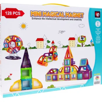 Ogroman Set Magnetskih Blokova 128 Komada 8