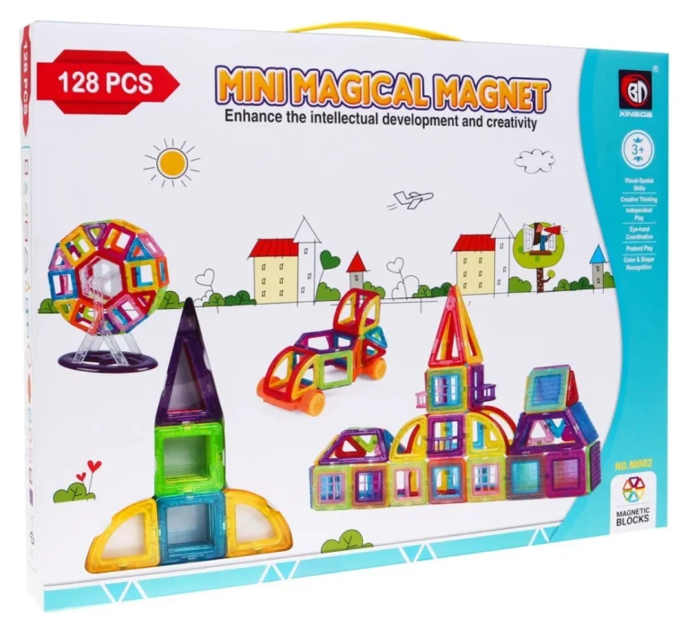 Ogroman Set Magnetskih Blokova 128 Komada 8