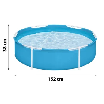 Okrugli Bazen S Okvirom Za Djecu 152 X 38 Cm Bestway 56283, Plava, Var. 56283n 5