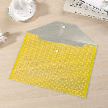 Omotnica S Kopčom, Prozirna žuta, A4, 20 Komada 3
