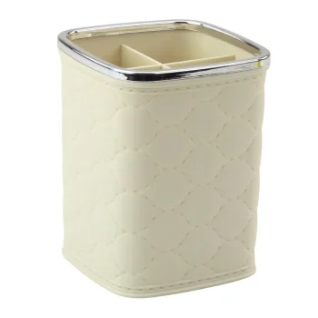 Organizator Za Kistove, četiri Pretinca, Bijeli, 12 X 9,5 Cm 3
