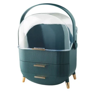 Organizator Za Kozmetiku 2 Ladice Zeleni 37 Cm 2
