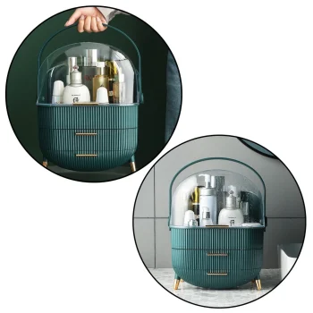 Organizator Za Kozmetiku 2 Ladice Zeleni 37 Cm 3