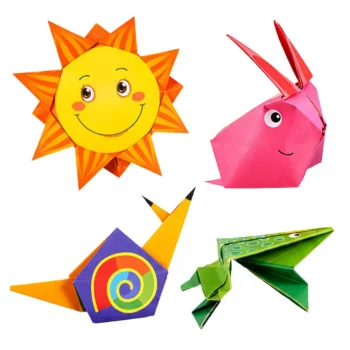 Origami Komplet S Uputama Za Izradu Papira U Boji, 100 Listova 2