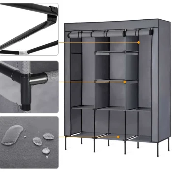 Ormar Od Tekstila Massido Grafit 3