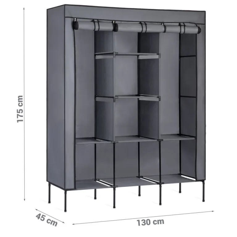 Ormar Od Tekstila Massido Grafit 4