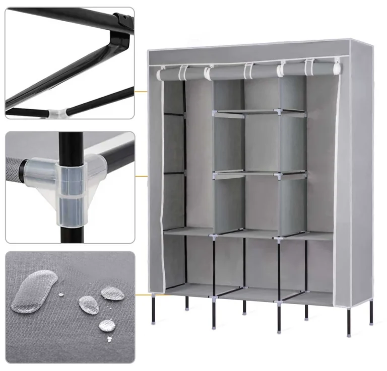 Ormar Od Tekstila Massido Sivi 3