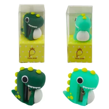 Oštrica Za Tanke Olovke, školska, Uredska, Dinosaurus, Zelena 2