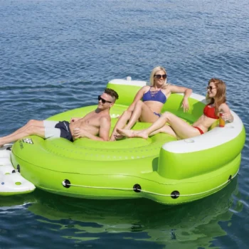 Otok Za Plivanje Za 5 Osoba Bestway 275x255x65cm + Platforma + 5 Držača Za Piće 7