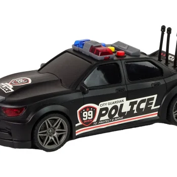 Otvaranje Prtljažnika Sportskog Automobila Policijska Svjetla Zvuči Crno 1:16 2