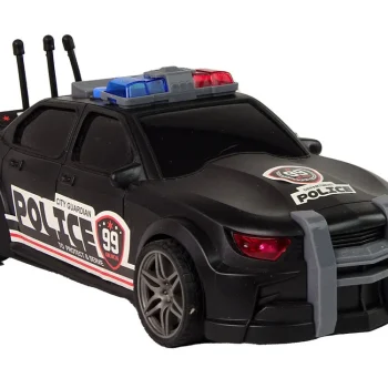 Otvaranje Prtljažnika Sportskog Automobila Policijska Svjetla Zvuči Crno 1:16 4
