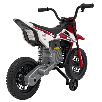 Pantone 361c Dječji Motocikl Na Baterije, Crveni + Audio Ploča + Spori Start + Eva Kotači, Crvena Motor Na Akumulator 6