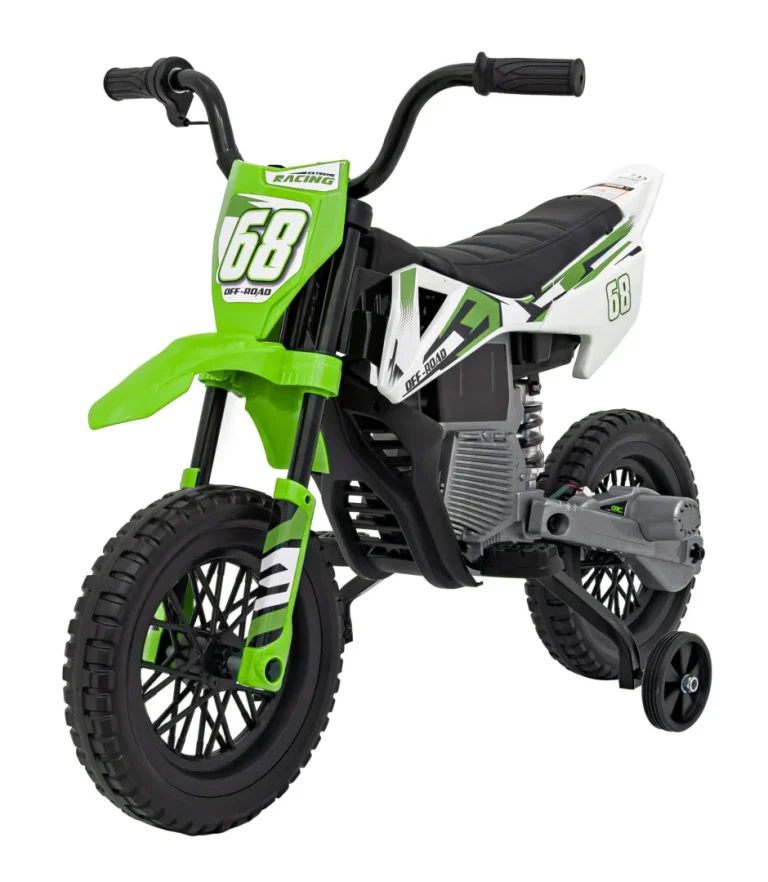 Pantone 361c Dječji Motocikl Na Baterije, Zeleni + Audio Ploča + Spori Start + Eva Kotači, Zelena Motor Na Akumulator 1