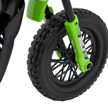 Pantone 361c Dječji Motocikl Na Baterije, Zeleni + Audio Ploča + Spori Start + Eva Kotači, Zelena Motor Na Akumulator 15