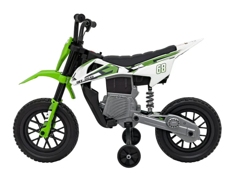 Pantone 361c Dječji Motocikl Na Baterije, Zeleni + Audio Ploča + Spori Start + Eva Kotači, Zelena Motor Na Akumulator 3