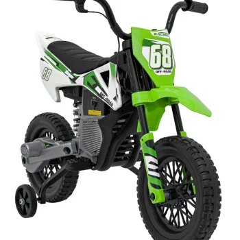 Pantone 361c Dječji Motocikl Na Baterije, Zeleni + Audio Ploča + Spori Start + Eva Kotači, Zelena Motor Na Akumulator 7