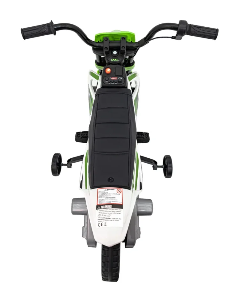 Pantone 361c Dječji Motocikl Na Baterije, Zeleni + Audio Ploča + Spori Start + Eva Kotači, Zelena Motor Na Akumulator 8