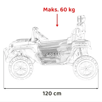 Passion 4x4 Crveno Terensko Vozilo 4