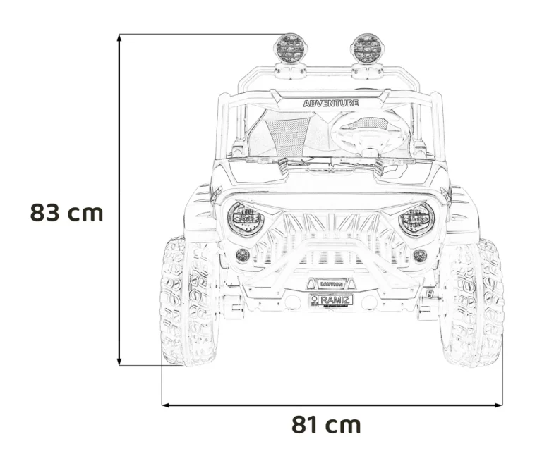 Passion 4x4 Ružičasto Terensko Vozilo 2