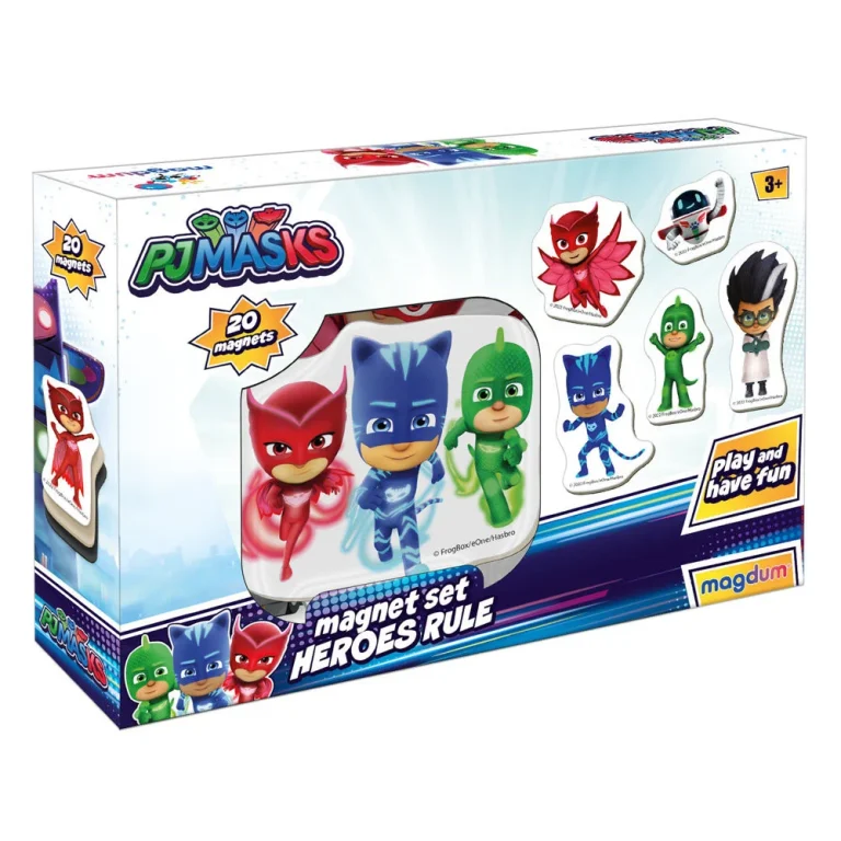 Pj Masks Magnetski Set, 20 Magneta, Me 5031 32 2