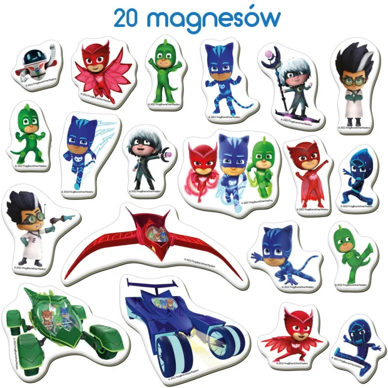 Pj Masks Magnetski Set, 20 Magneta, Me 5031 32 3