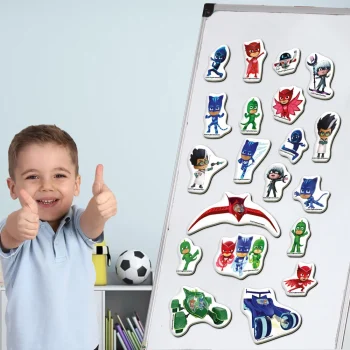 Pj Masks Magnetski Set, 20 Magneta, Me 5031 32 6