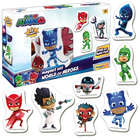 Pj Masks Magnetski Set, 22 Magneta, Me 5031 31 1