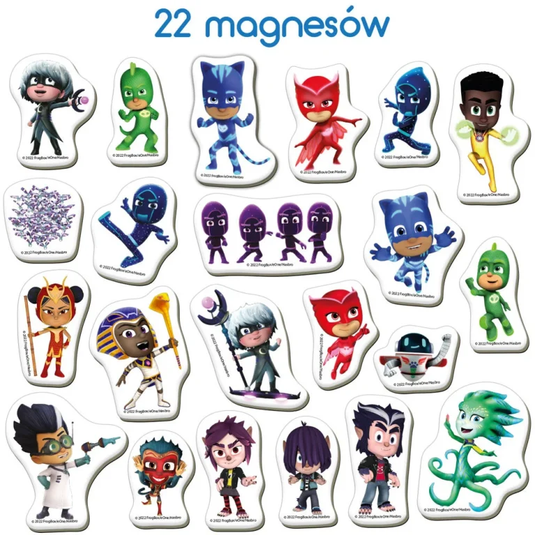 Pj Masks Magnetski Set, 22 Magneta, Me 5031 31 2
