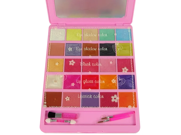 Paleta Sjenila Za Lice S Ogledalom, Sjajilo 4