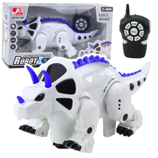 Pametni Robotski Dinosaur Na Daljinsko Upravljanje S Daljinskim Upravljanjem Triceratops 1