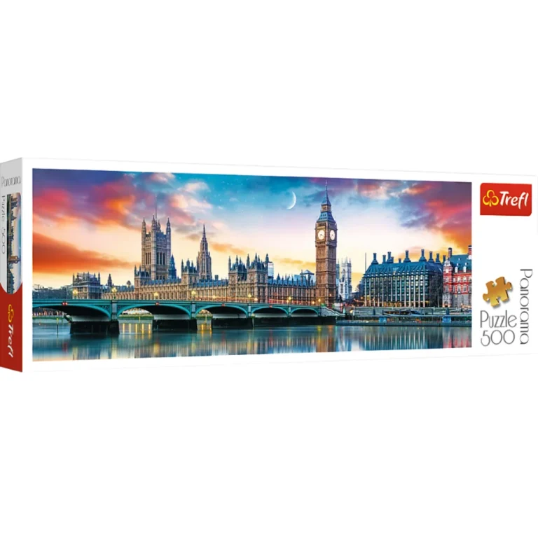 Panoramska Slagalica Trefl Big Ben I Westminsterska Palača, London, 500 Dijelova 1