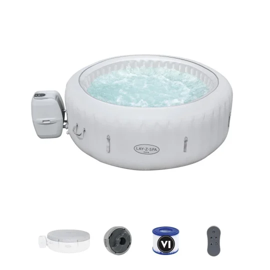 Paris Lay Z Spa Airjet Napuhavanje Jacuzzi Bestway Za 6 Osoba + Navlaka + Pumpa + Filter 1